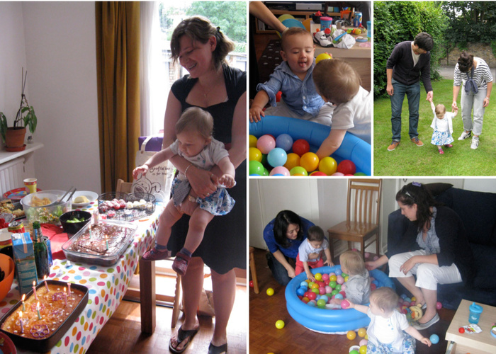 First birthday party