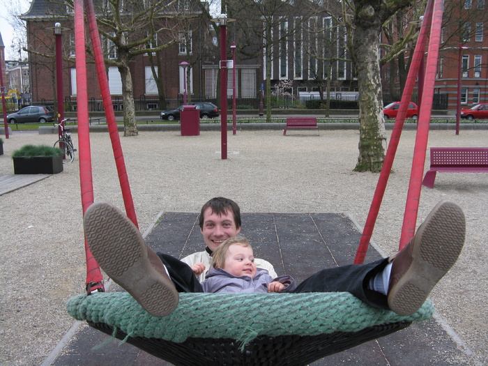 Balançoire avec Papa