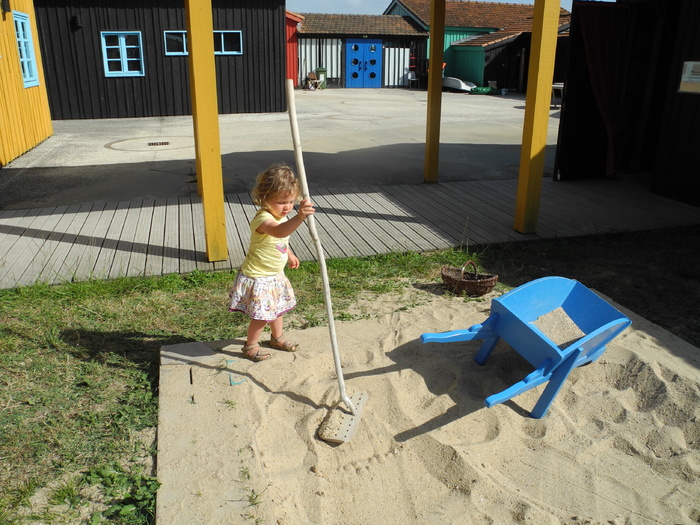 Travail dans les marais