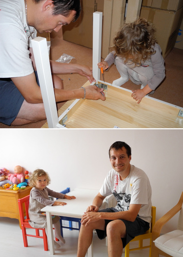 Ma table et mes chaises