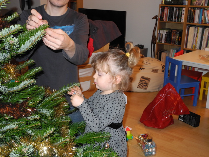 Je décore le sapin