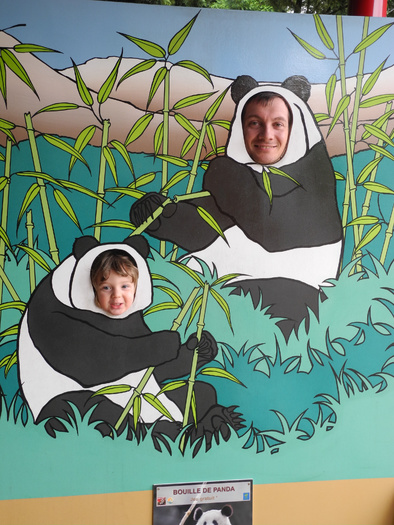 Moi et Papa déguisés