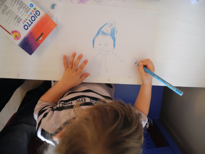 Je dessine un bonhomme